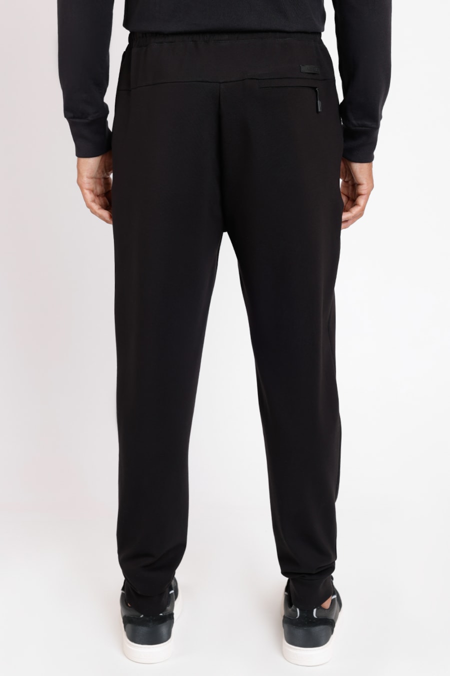 Calça de Malha Cós Elástico Preto — foto 4 de 4