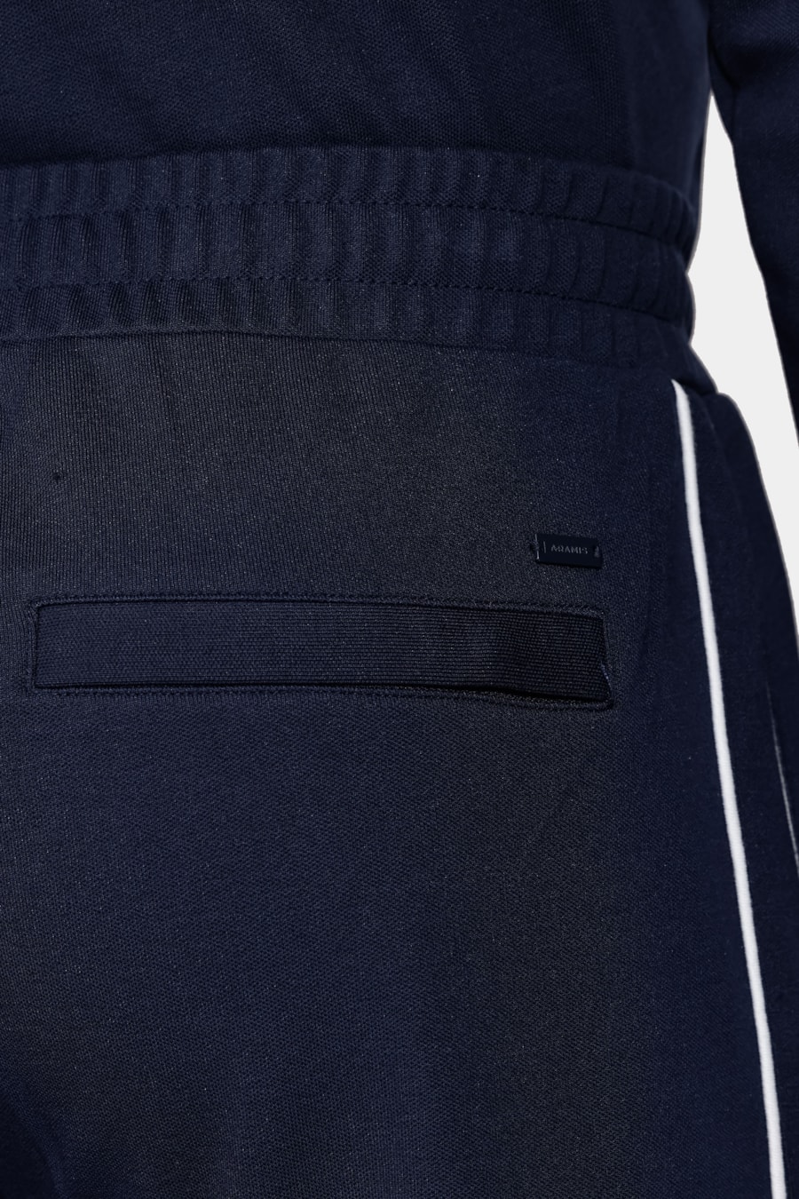 Calça de Moletom de Textura Piquet Navy — foto 4 de 6