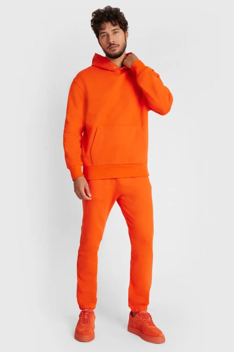 Calça de Moletom Jogger Laranja