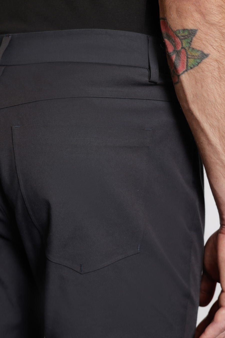 Calça Five Pockets Bonded Preto — foto 4 de 6
