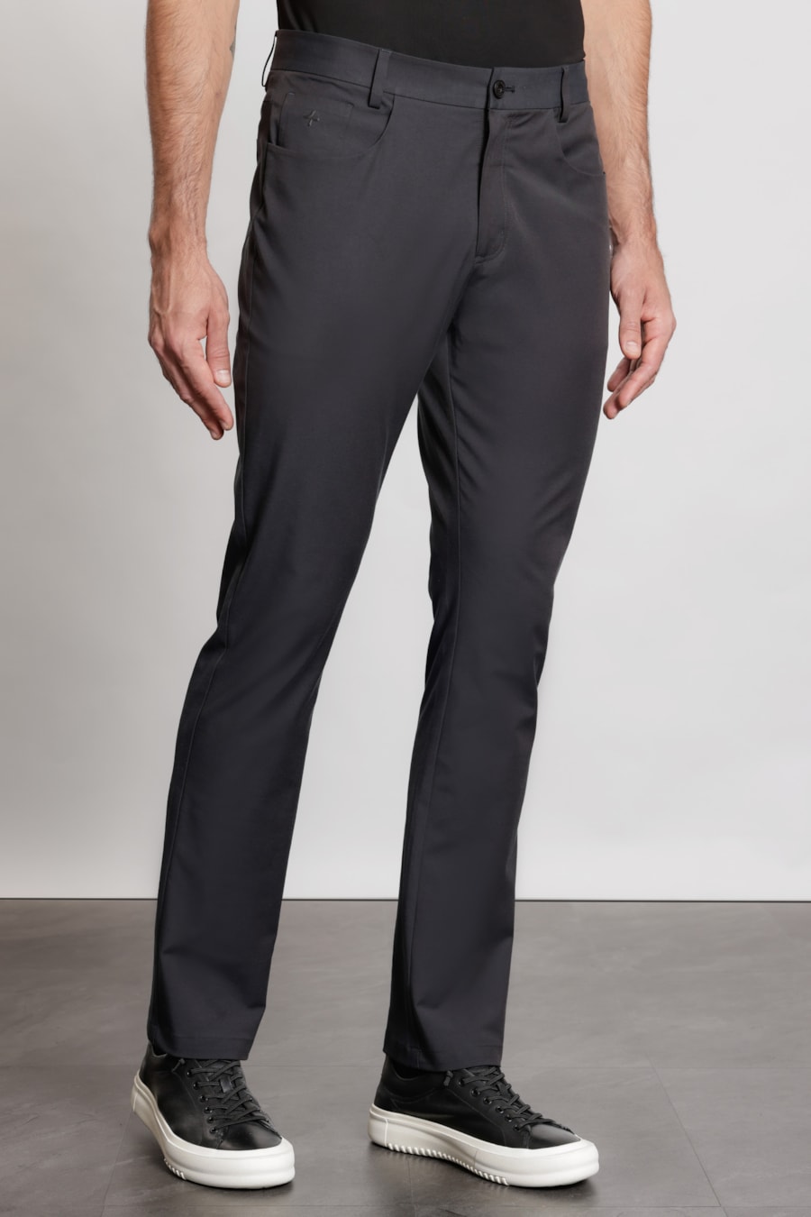 Calça Five Pockets Bonded Preto — foto 1 de 6