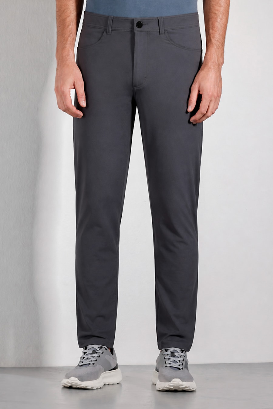 Calça Five Pockets Confort Cinza — foto 1 de 4