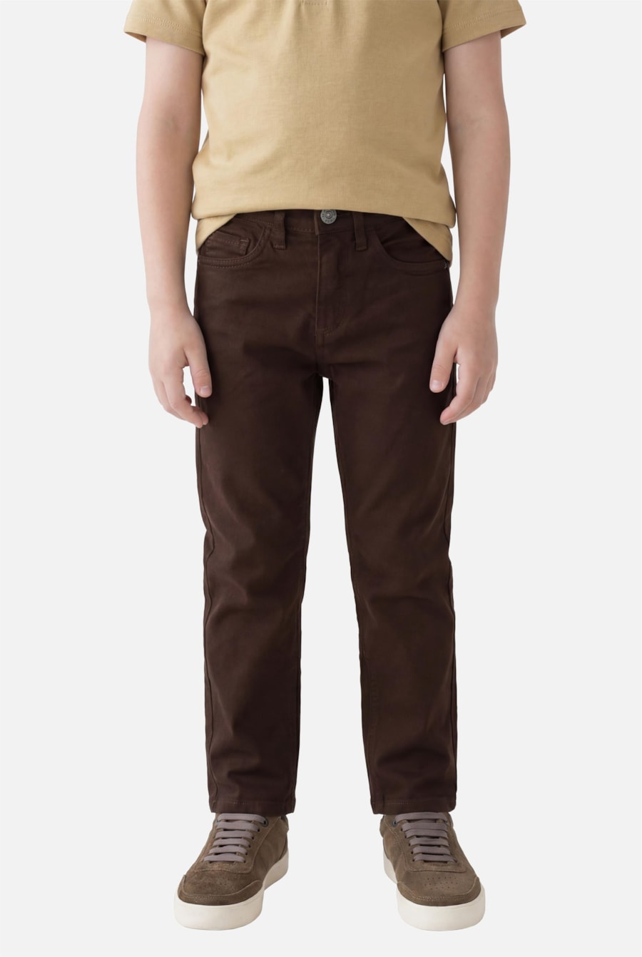 Calça Five Pockets Infantil Cacau — foto 1 de 5
