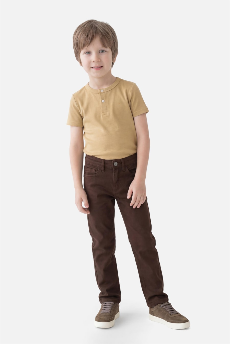 Calça Five Pockets Infantil Cacau — foto 2 de 5