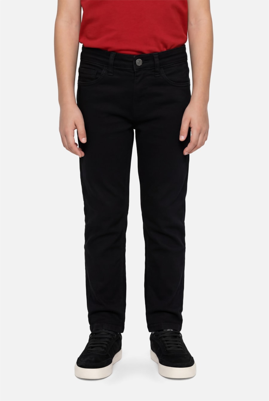 Calça Five Pockets Infantil Preto — foto 1 de 5