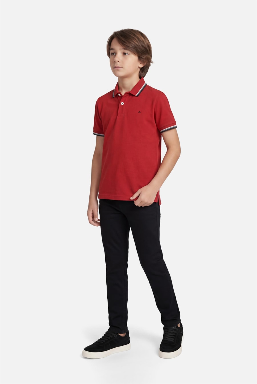 Calça Five Pockets Infantil Preto — foto 2 de 5