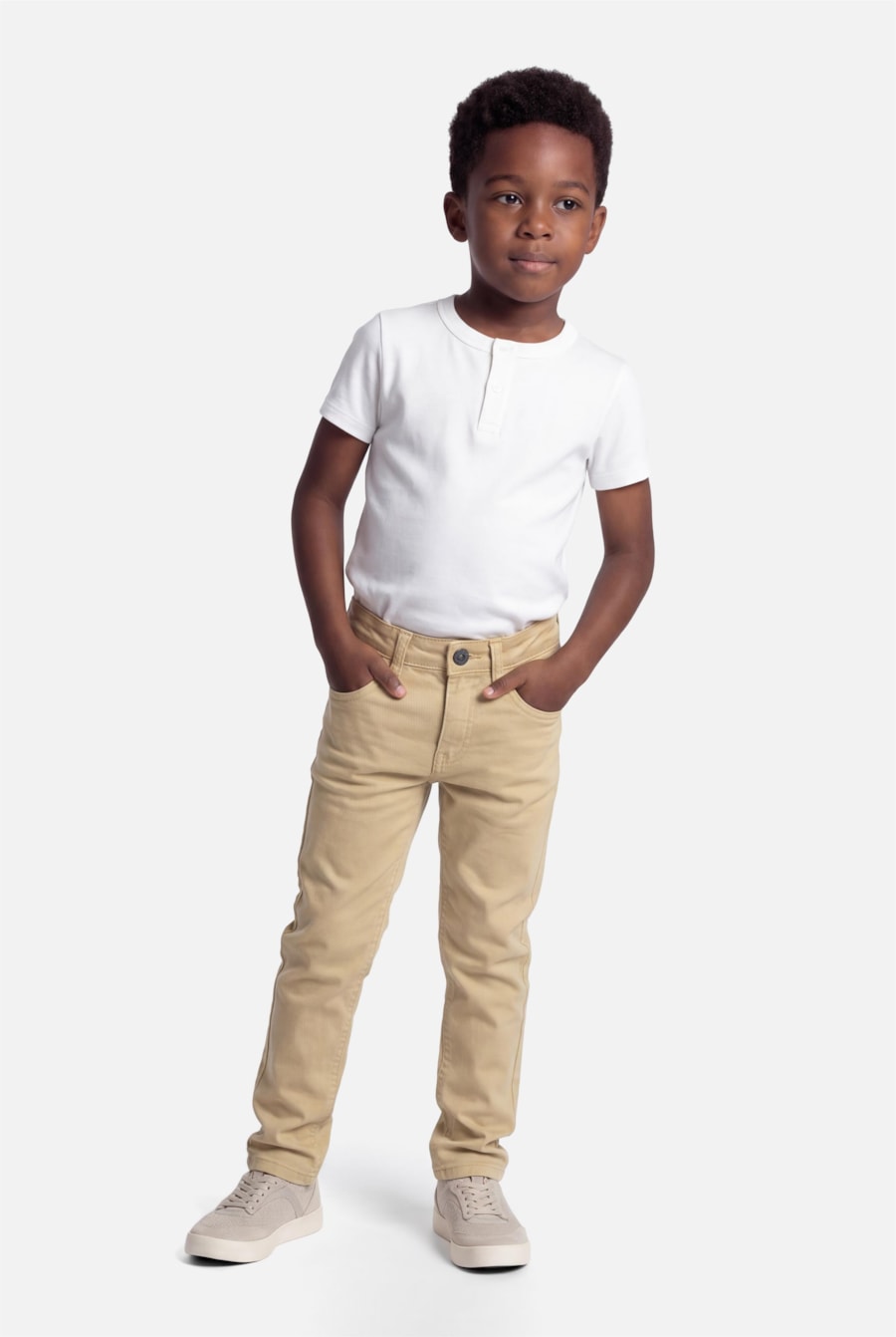Calça Five Pockets Infantil Savana — foto 2 de 5