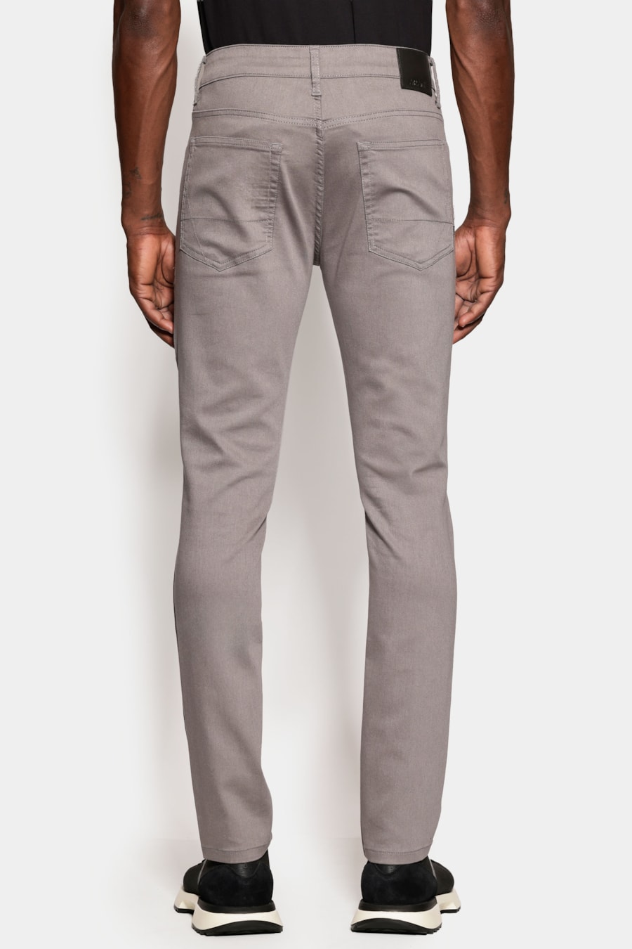 Calça Five Pockets Skinny Power Color Cinza — foto 5 de 6