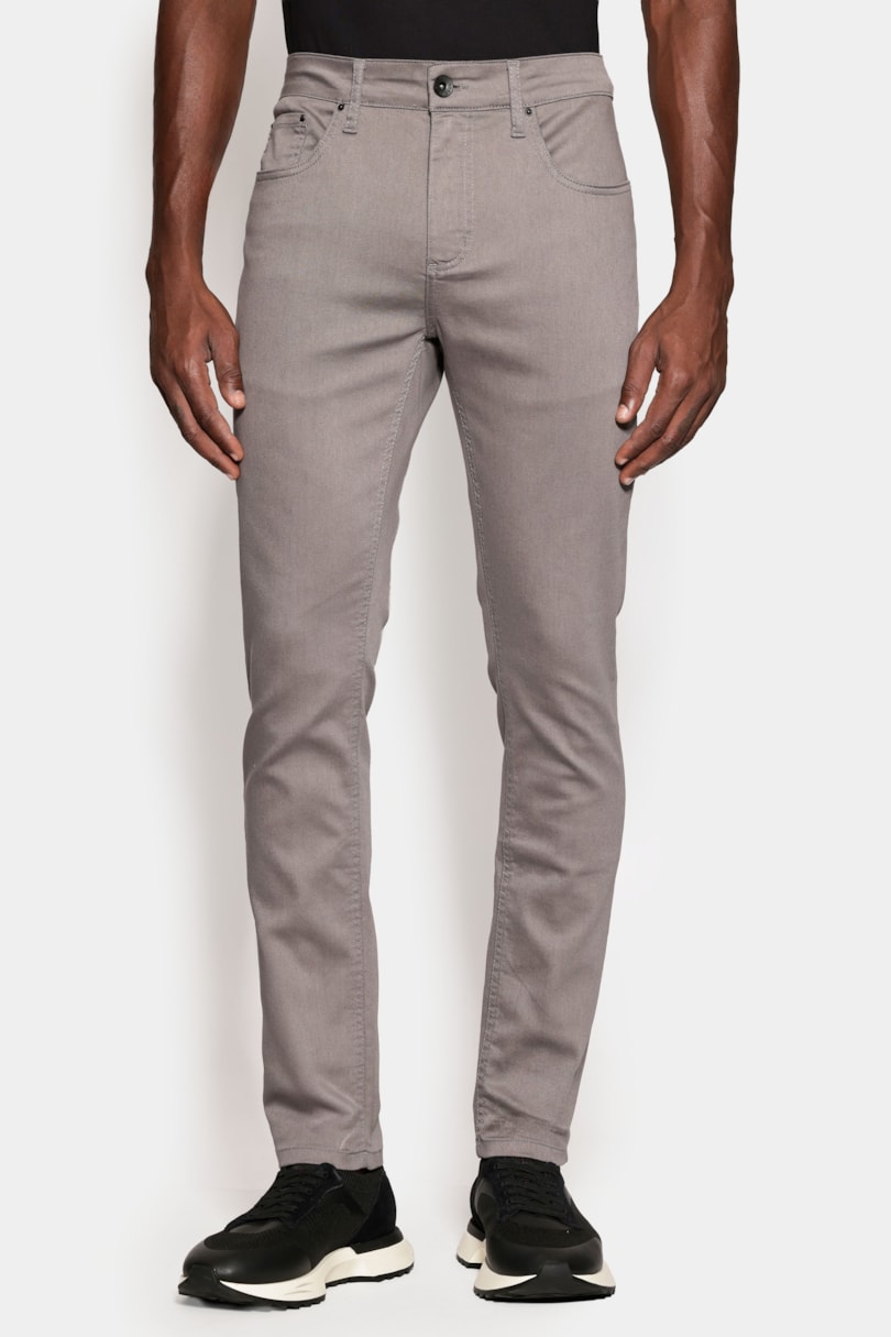 Calça Five Pockets Skinny Power Color Cinza