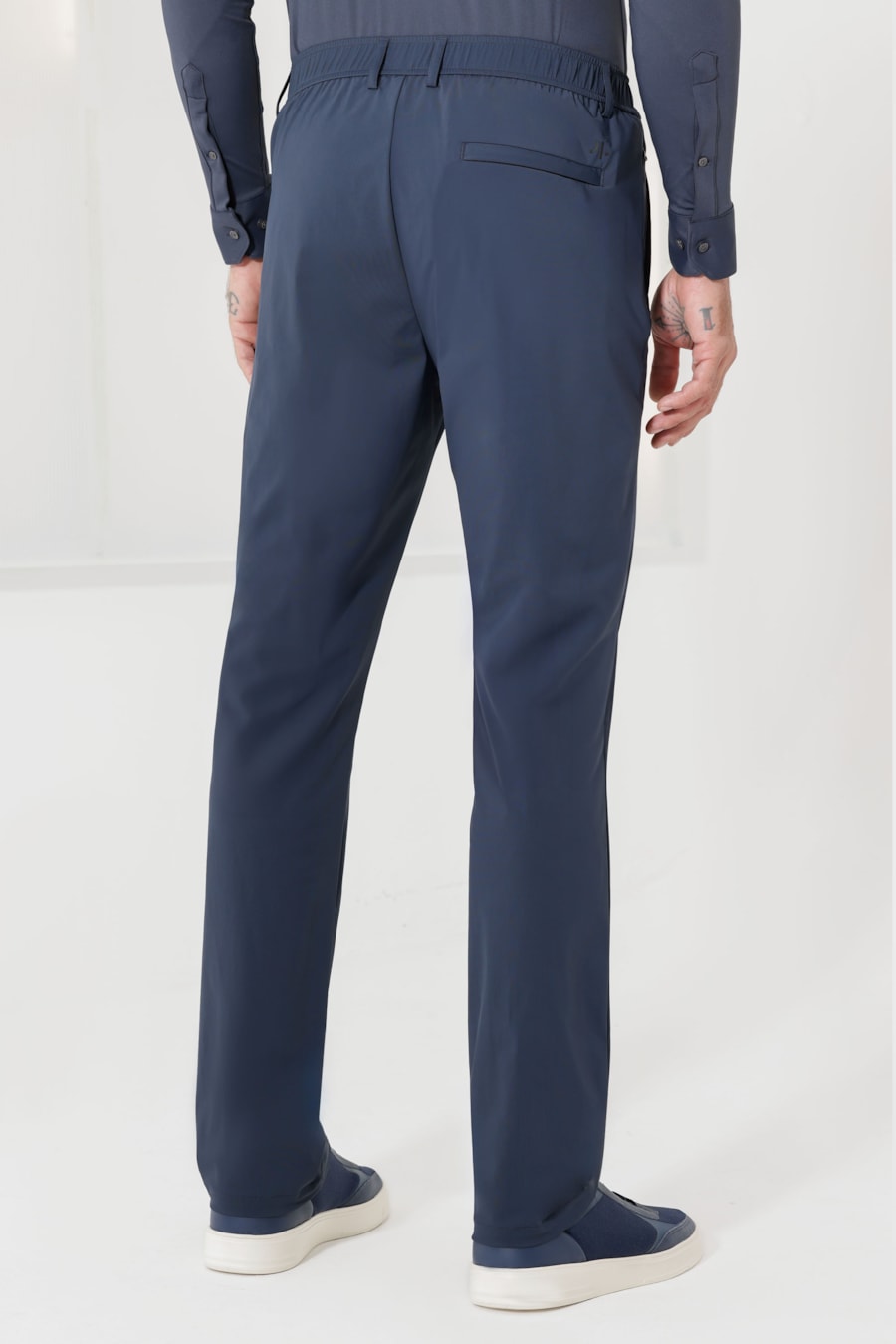 Calça Hiperflex Bolso Zíper Marinho — foto 4 de 6