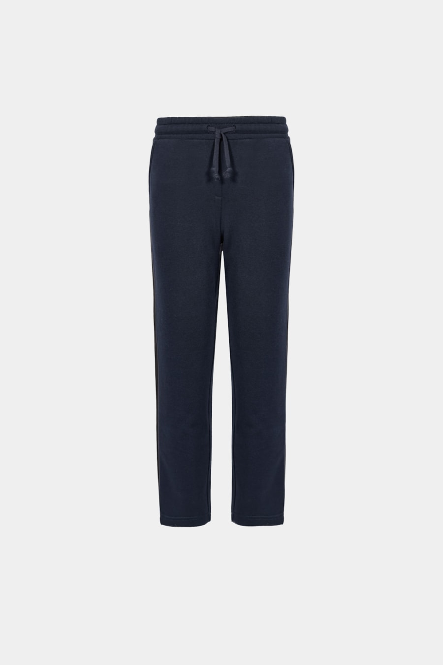 Calça Infantil Moletom Com Bolso Marinho — foto 3 de 4