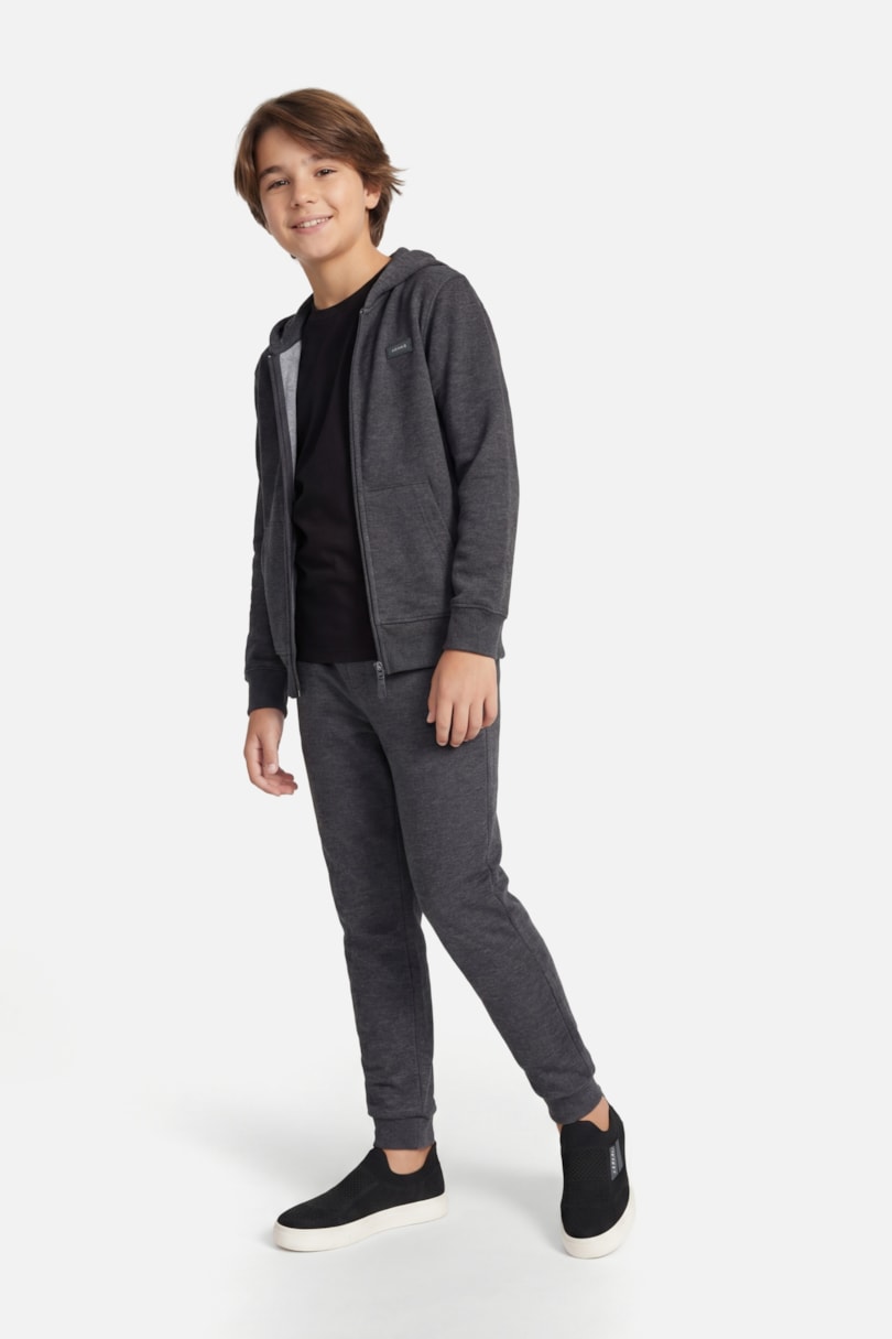 Calça Infantil Moletom Jogger Sweatpants Preto