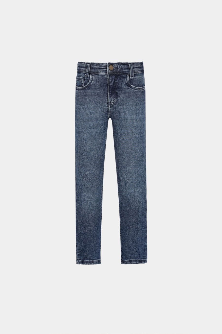 Calça Jeans Infantil Azul Escuro — foto 3 de 7