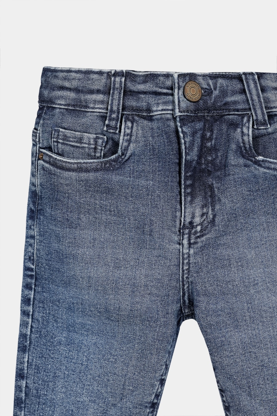 Calça Jeans Infantil Azul Escuro — foto 4 de 7