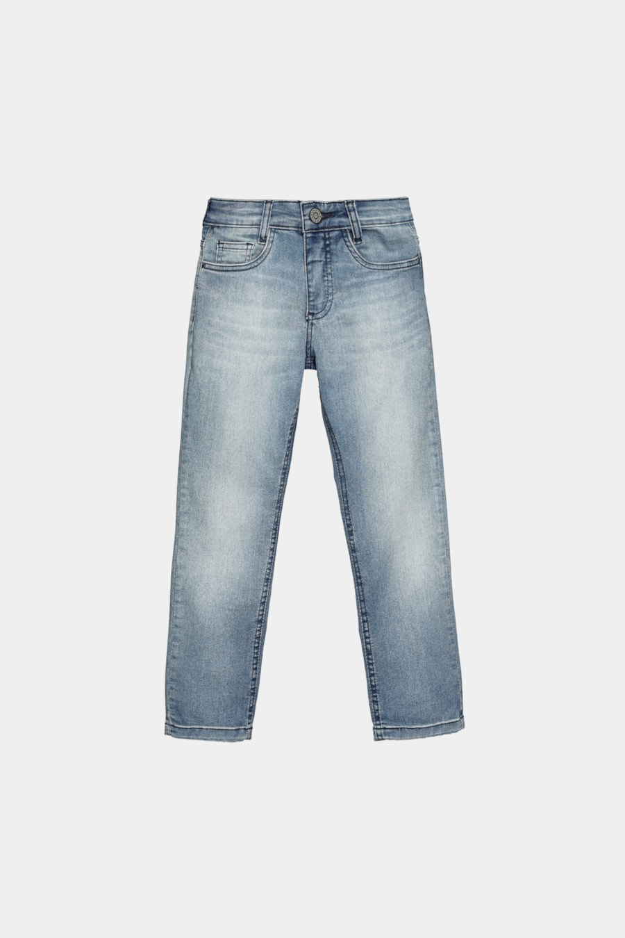 Calça Jeans Infantil Blue Delave Azul Claro — foto 3 de 4