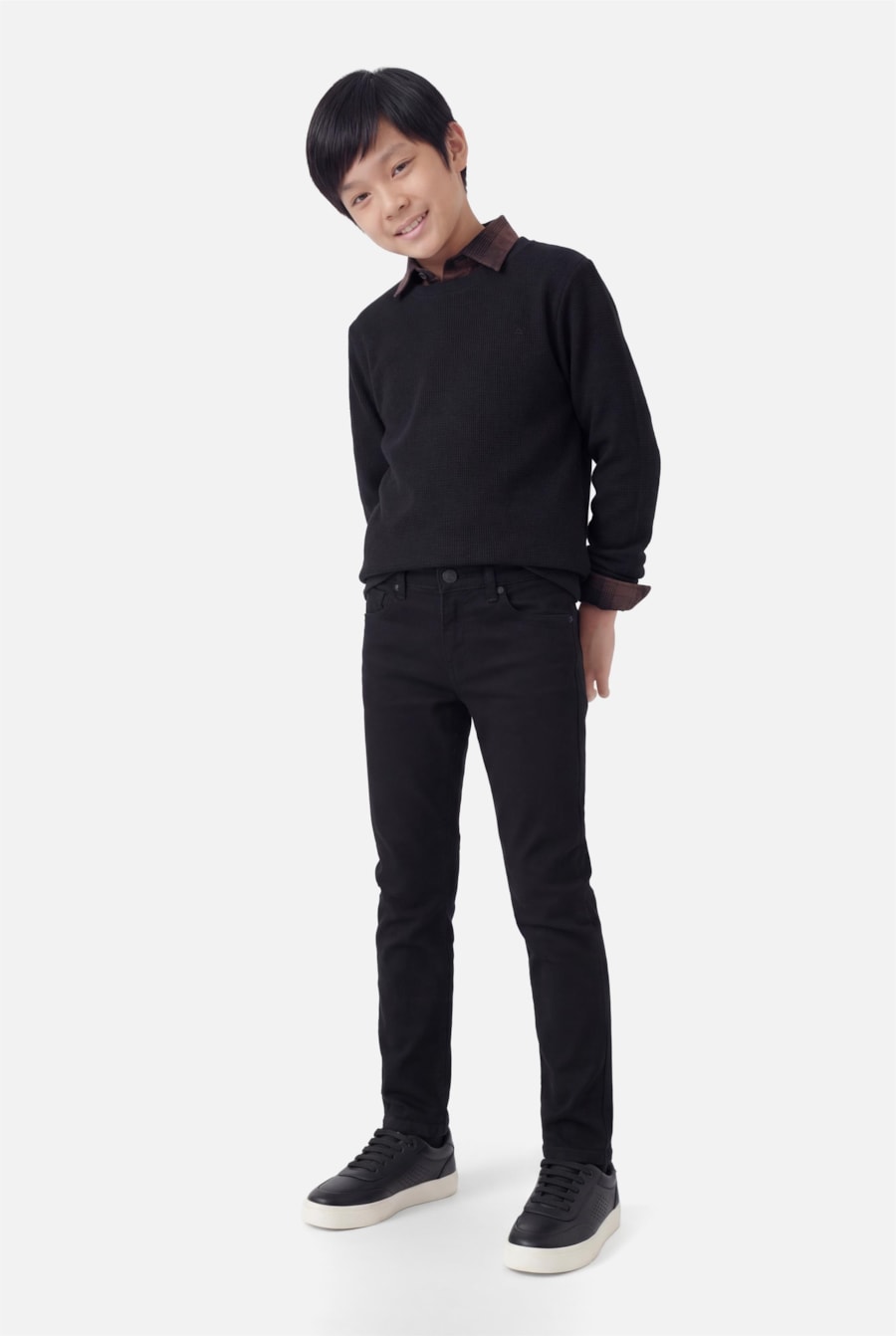 Calca Jeans Infantil Power Preto — foto 2 de 4