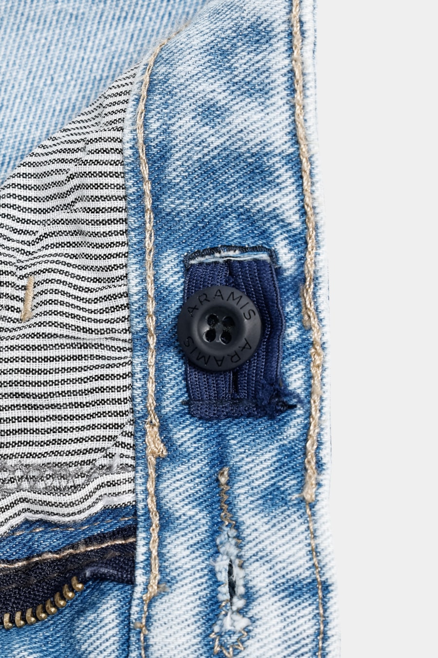 Calça Jeans Infantil Reta Clara Azul Claro — foto 5 de 5