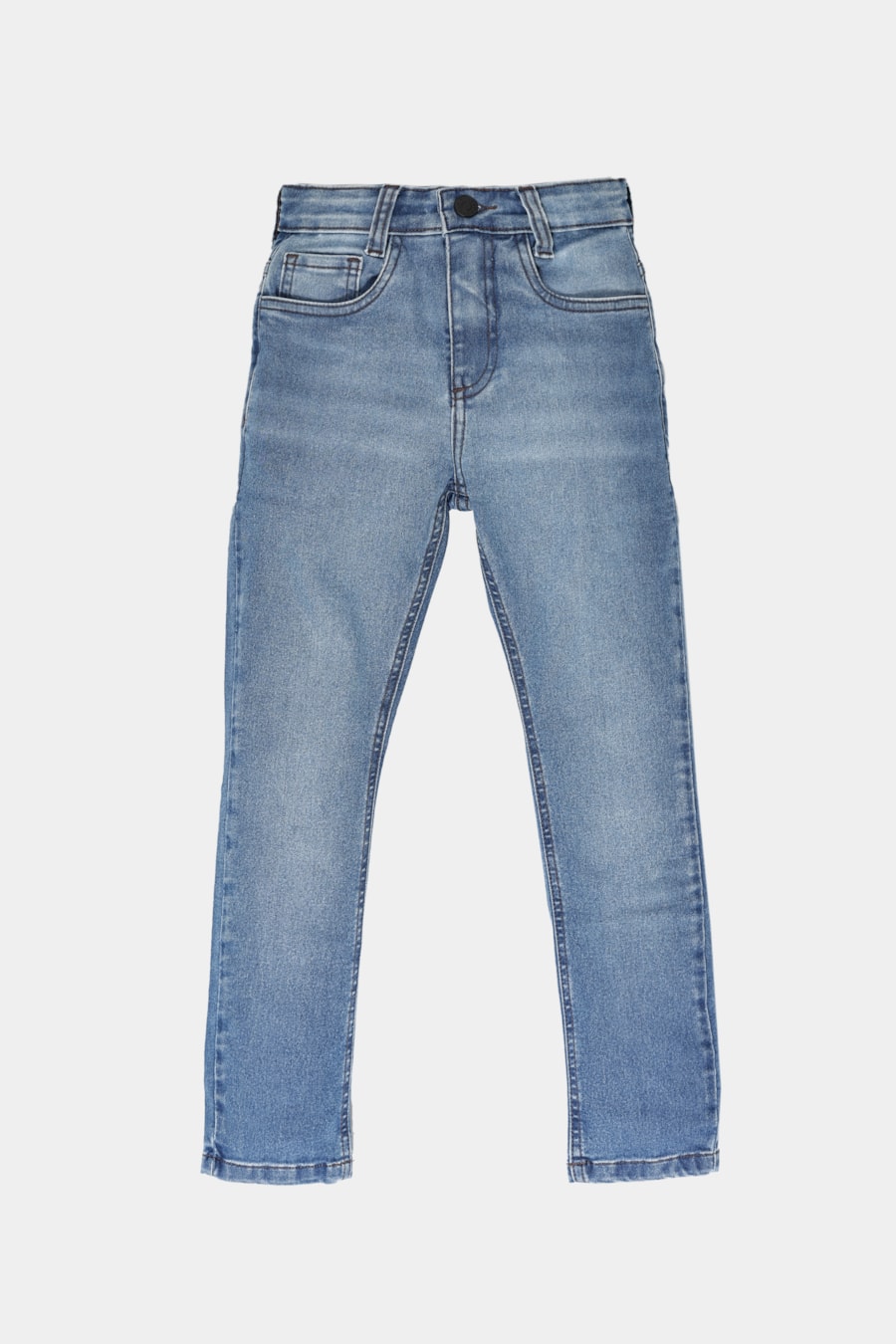 Calça Jeans Infantil Slim Azul Medio — foto 3 de 4