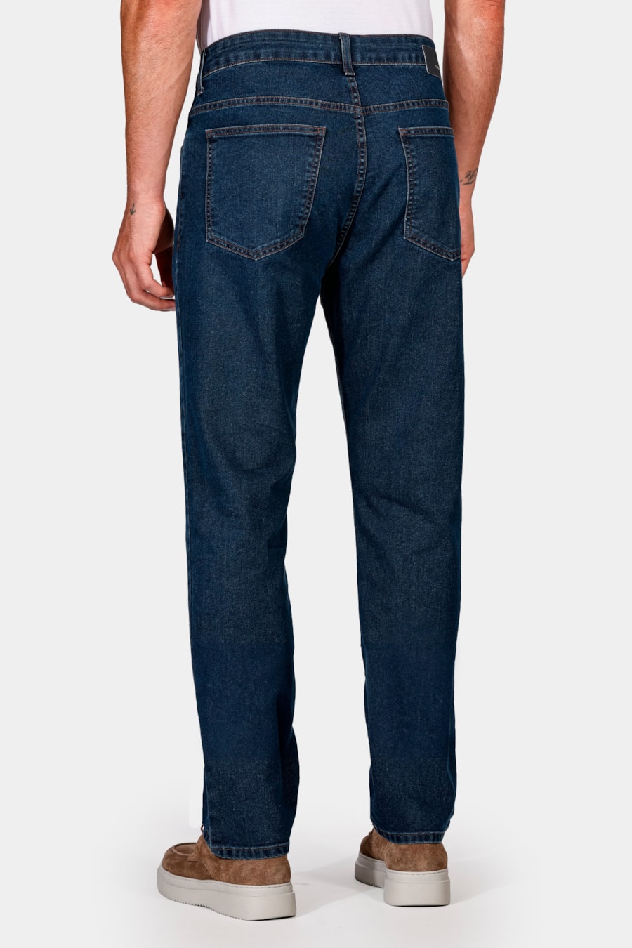 Calça Jeans Modelo Regular Azul — foto 5 de 6