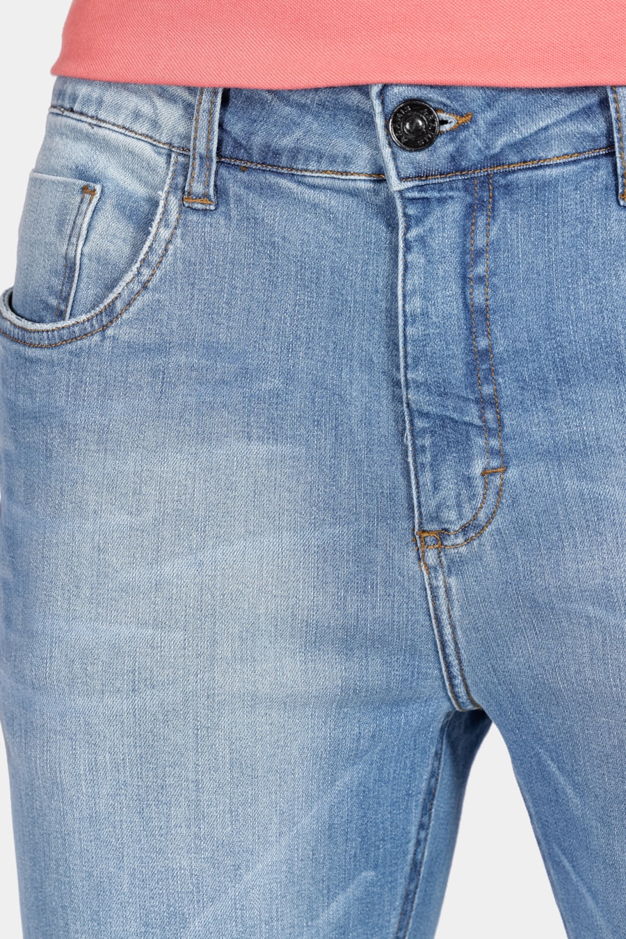 Calça Jeans Modelo Skinny Azul — foto 3 de 5