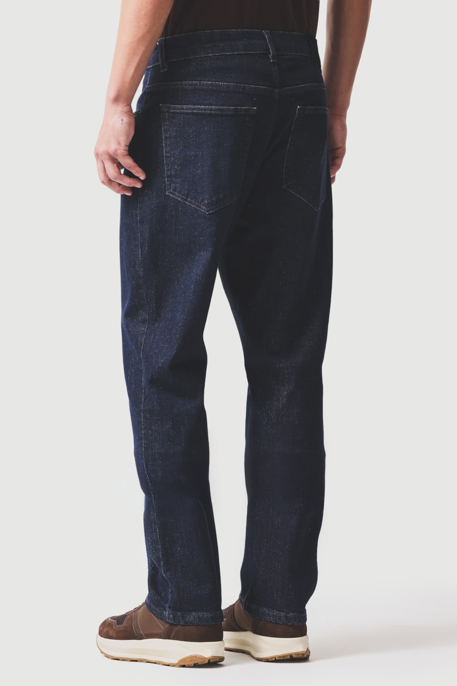 Calça Jeans Regular Amaciada Azul Escuro — foto 5 de 6
