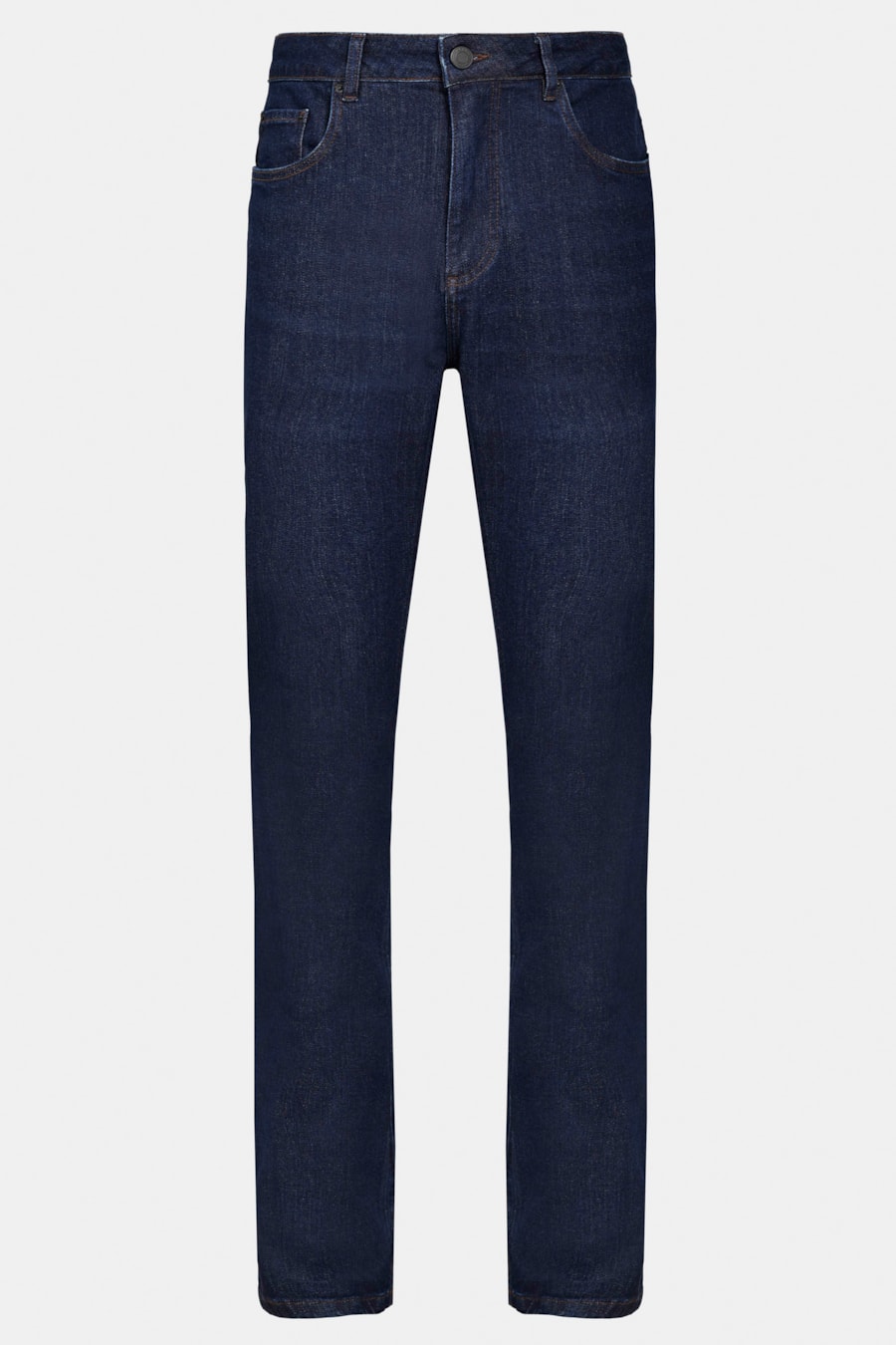 Calça Jeans Regular Amaciada Azul Escuro — foto 6 de 6