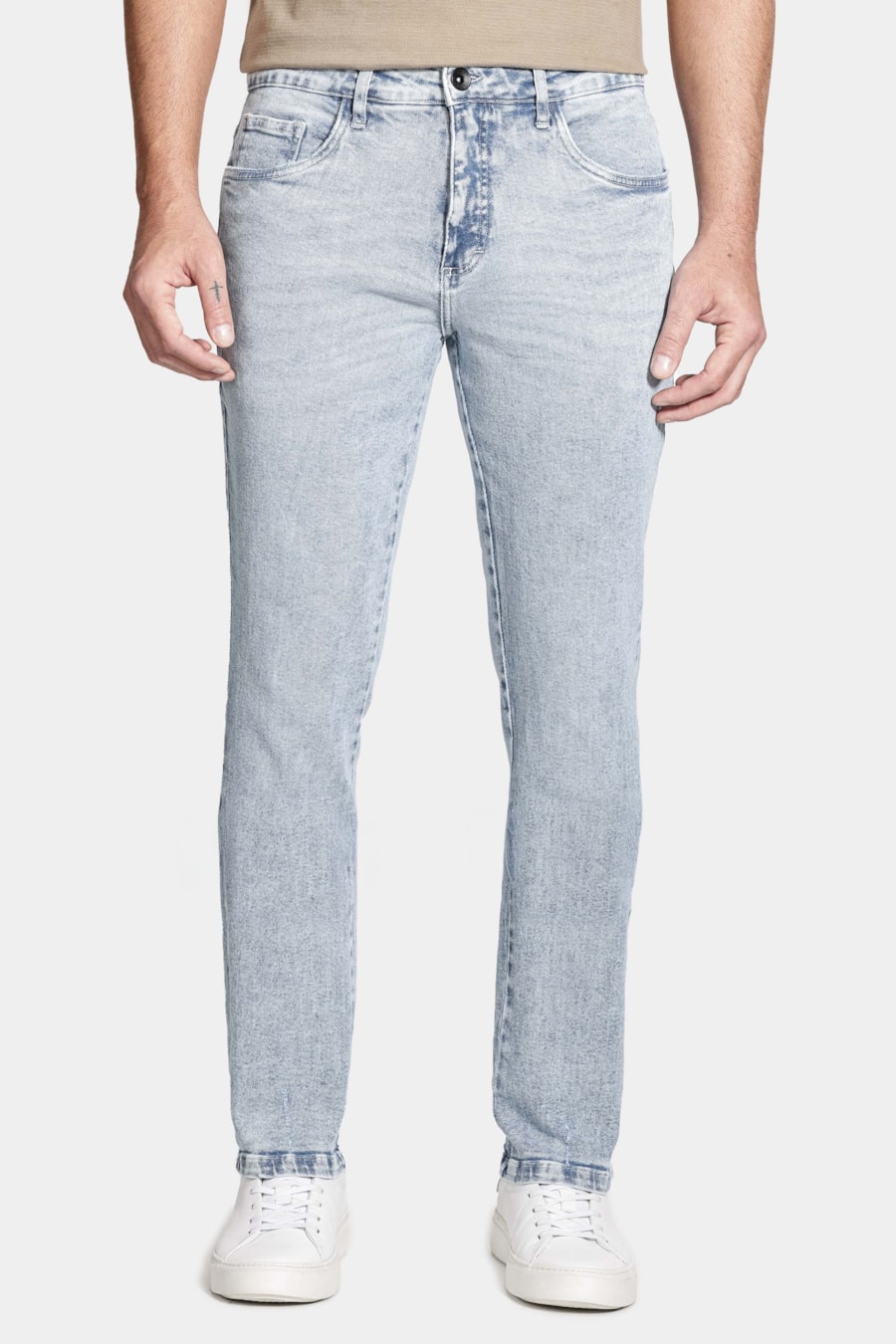 Calça Jeans Regular Azul Escuro — foto 1 de 6