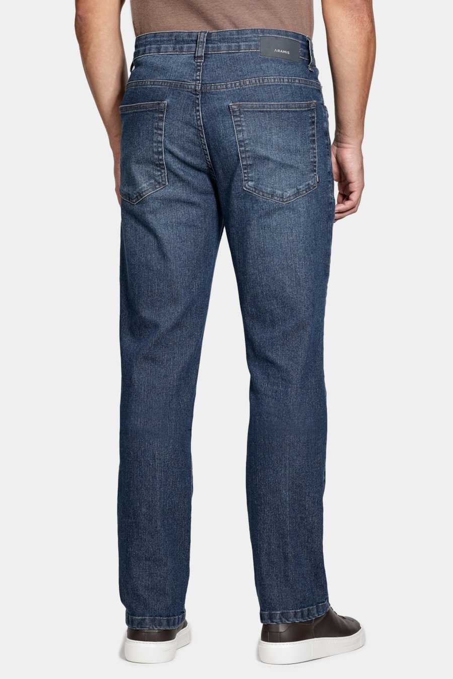 Calça Jeans Regular Azul Escuro Azul Escuro — foto 5 de 6