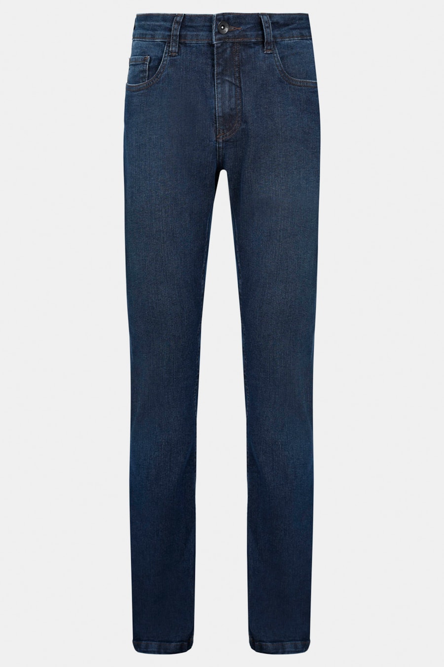 Calça Jeans Regular Azul Escuro Azul Escuro — foto 6 de 6