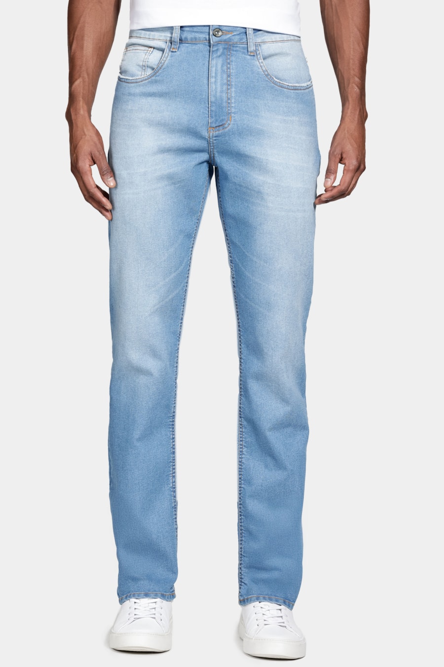 Calça Jeans Regular Azul Medio — foto 1 de 5