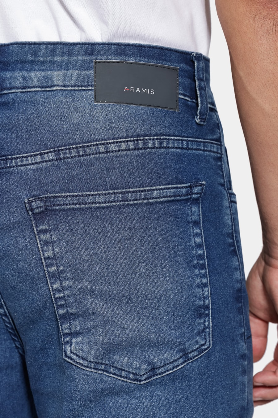 Calça Jeans Regular Azul Medio — foto 4 de 6
