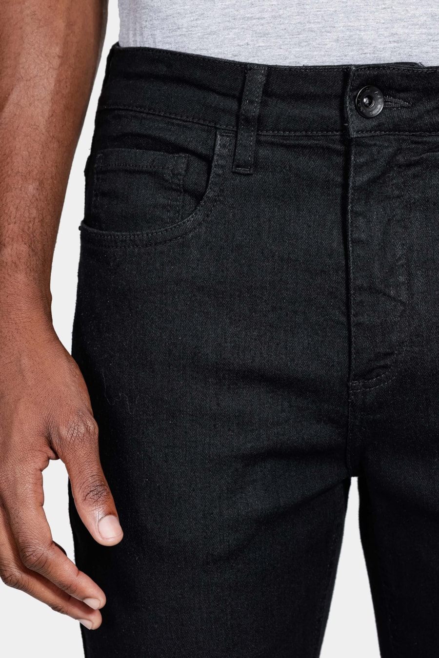 Calça Jeans Regular Black Kombat Preto — foto 3 de 6