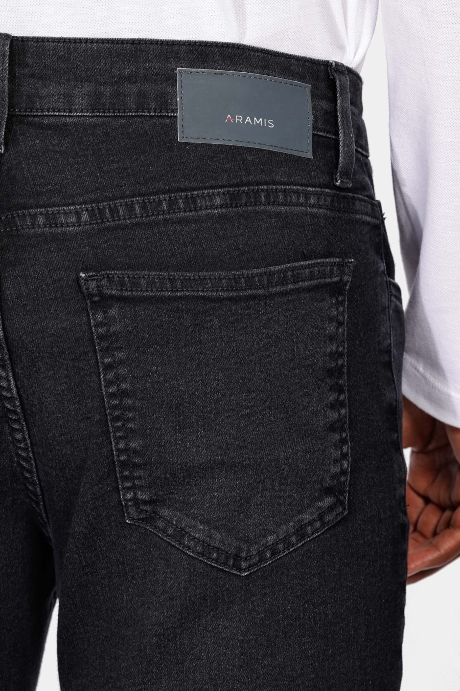 Calça Jeans Regular Black Preto — foto 4 de 6