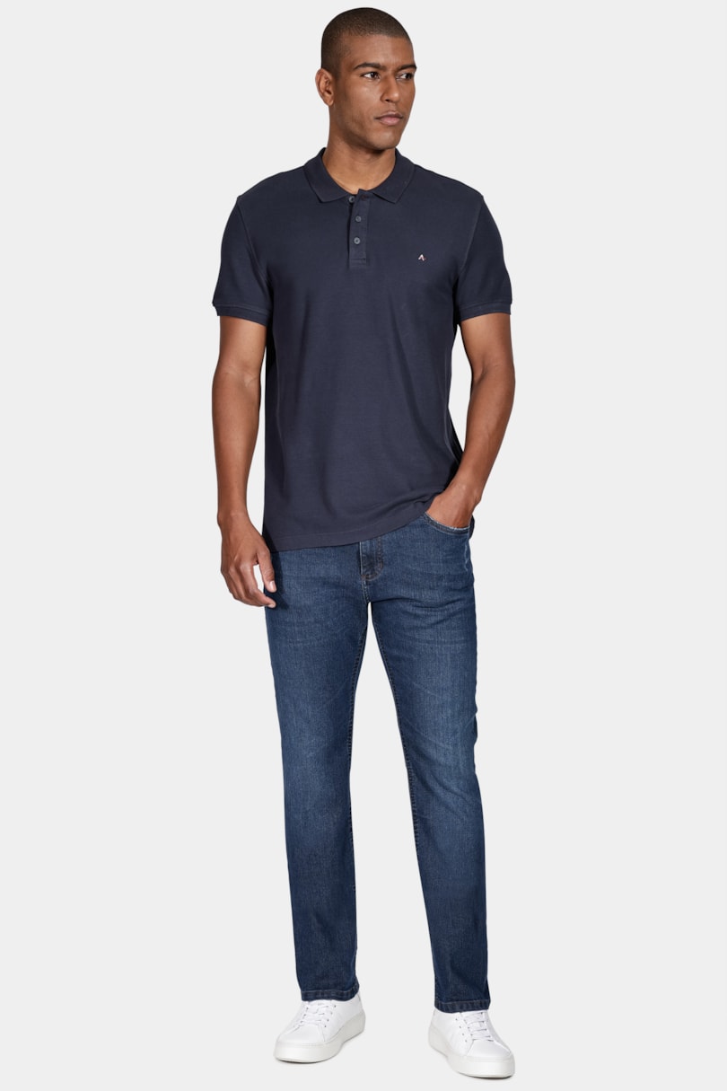 Calça Jeans Regular Blue Azul