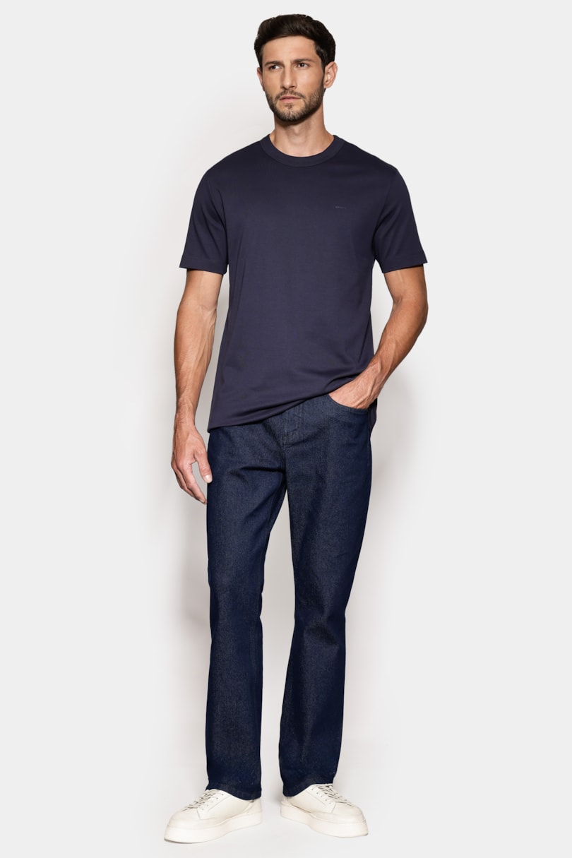 Calça Jeans Regular Blue Azul Escuro