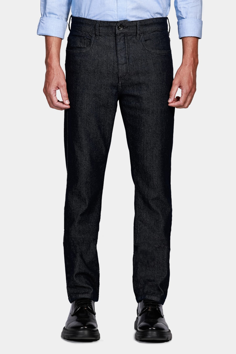 Calça Jeans Regular Blue Black Intense Azul Escuro — foto 1 de 5