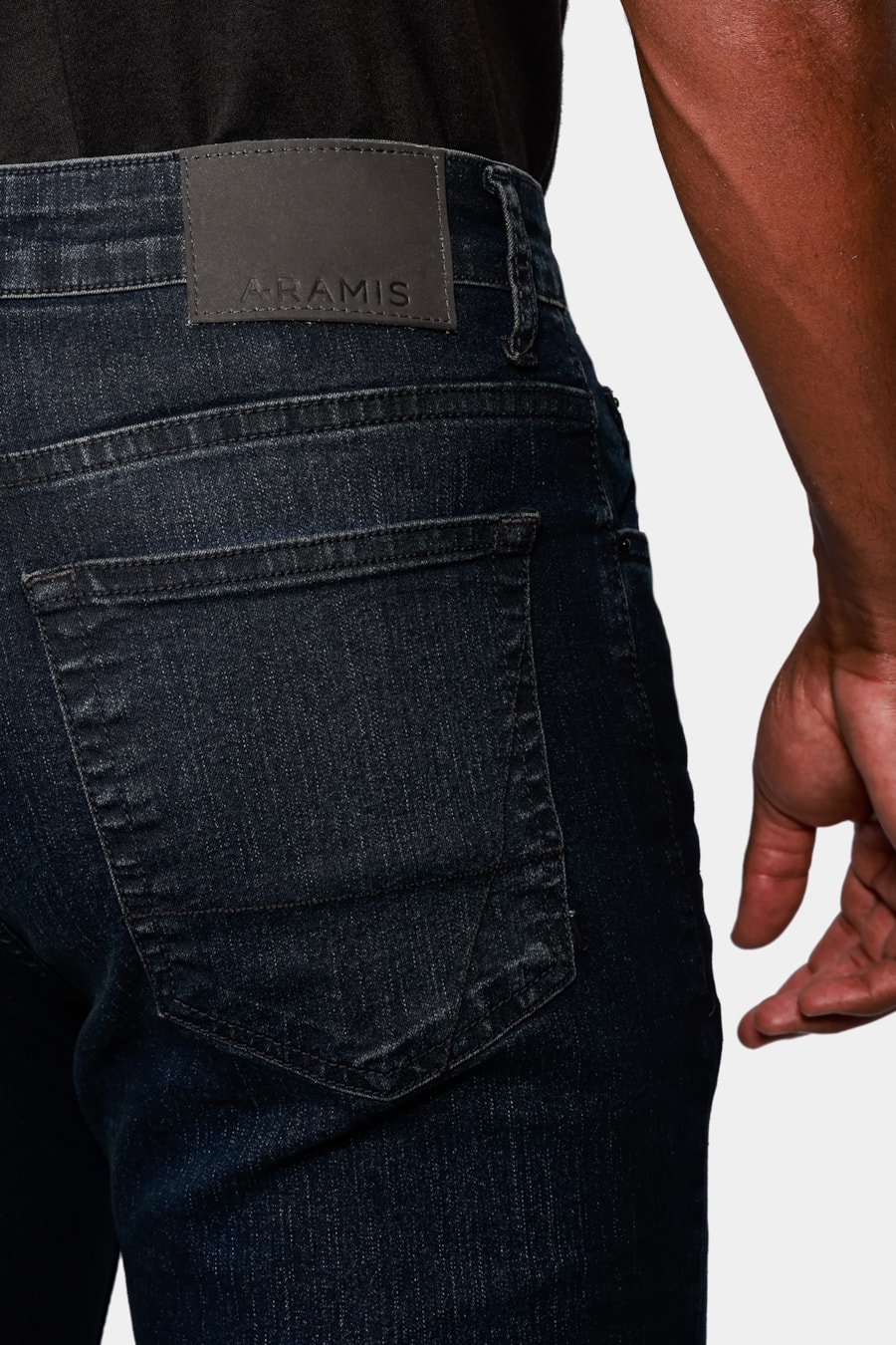 Calça Jeans Regular Blue Jateada Azul Escuro — foto 4 de 5
