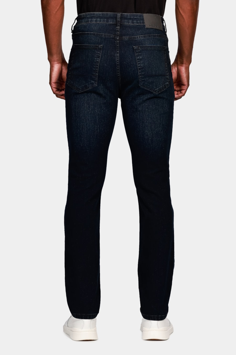 Calça Jeans Regular Blue Jateada Azul Escuro — foto 5 de 5