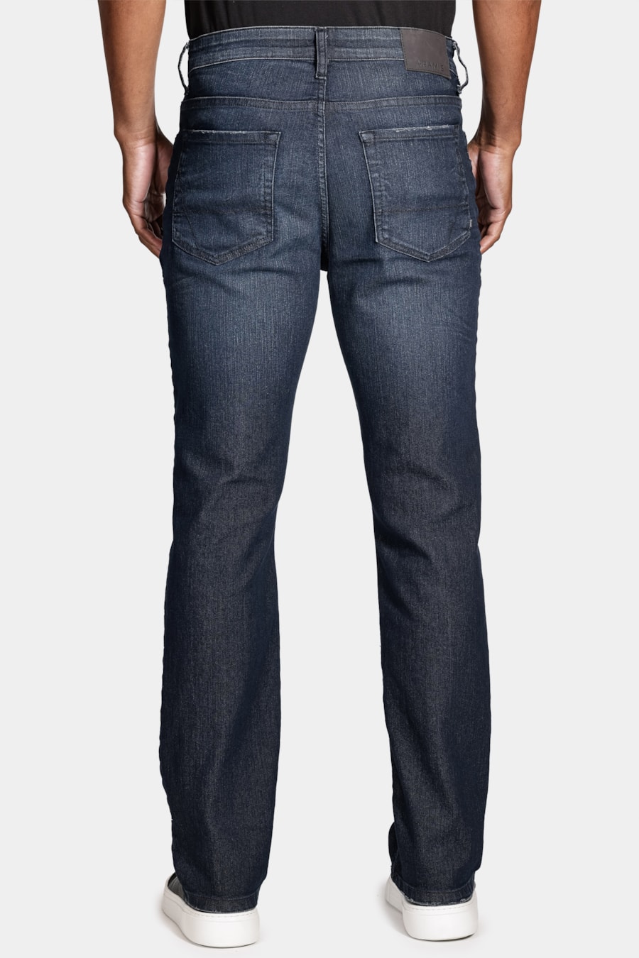 Calça Jeans Regular Blue Jateada Azul Escuro — foto 5 de 6