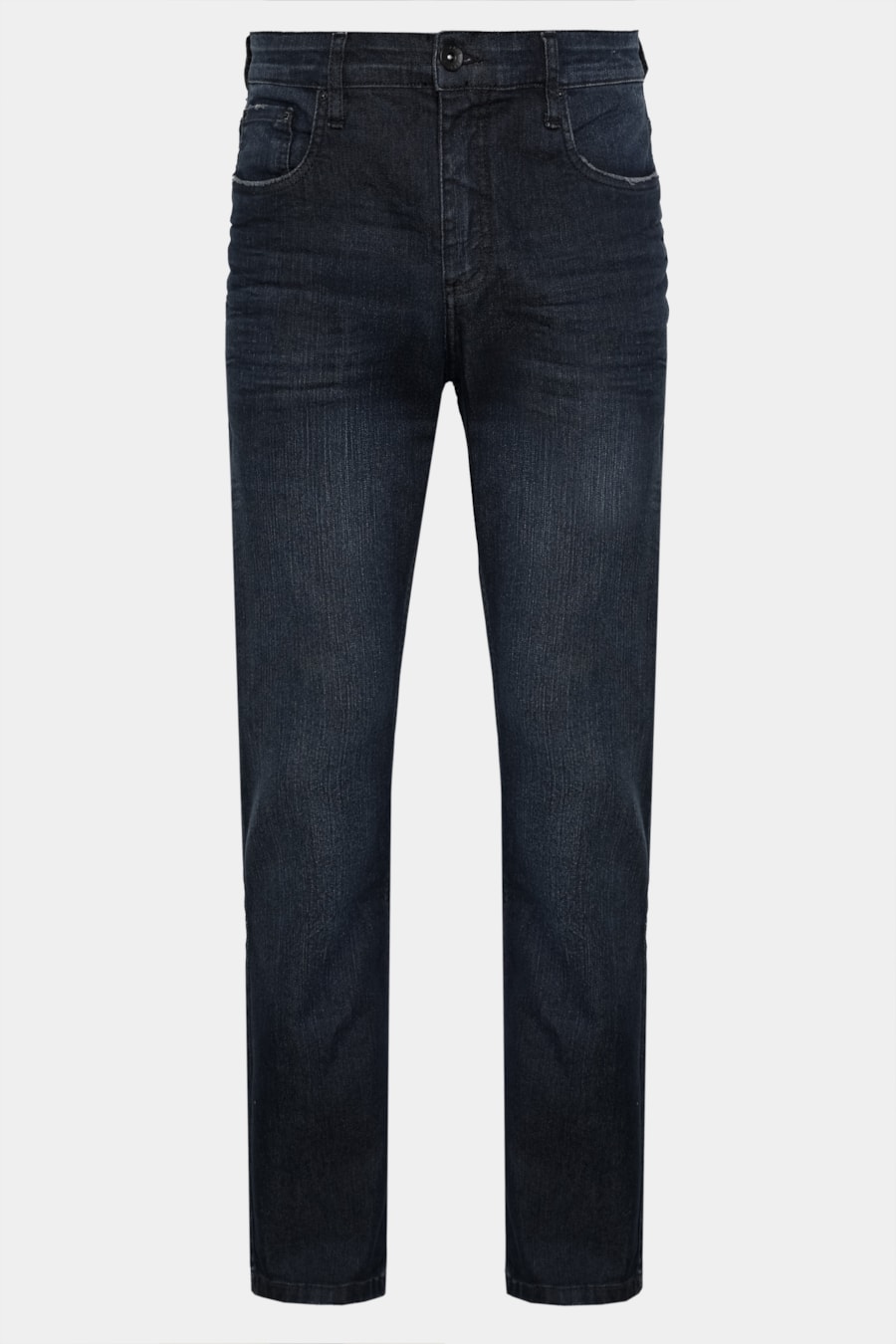 Calça Jeans Regular Blue Jateada Azul Escuro — foto 6 de 6