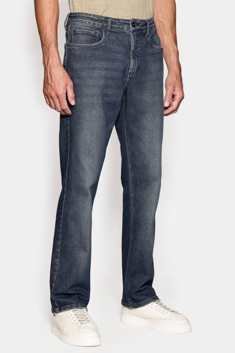 Calça Jeans Regular Blue Stone Azul Escuro