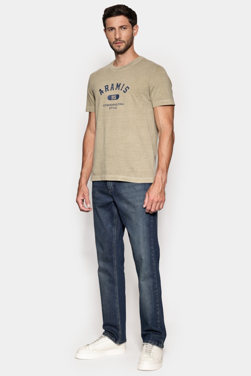 Calça Jeans Regular Blue Stone Azul Escuro