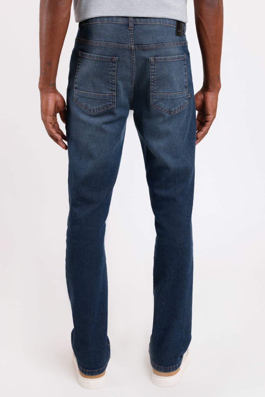 Calça Jeans Regular Blue Stonedirty Azul Escuro — foto 3 de 3