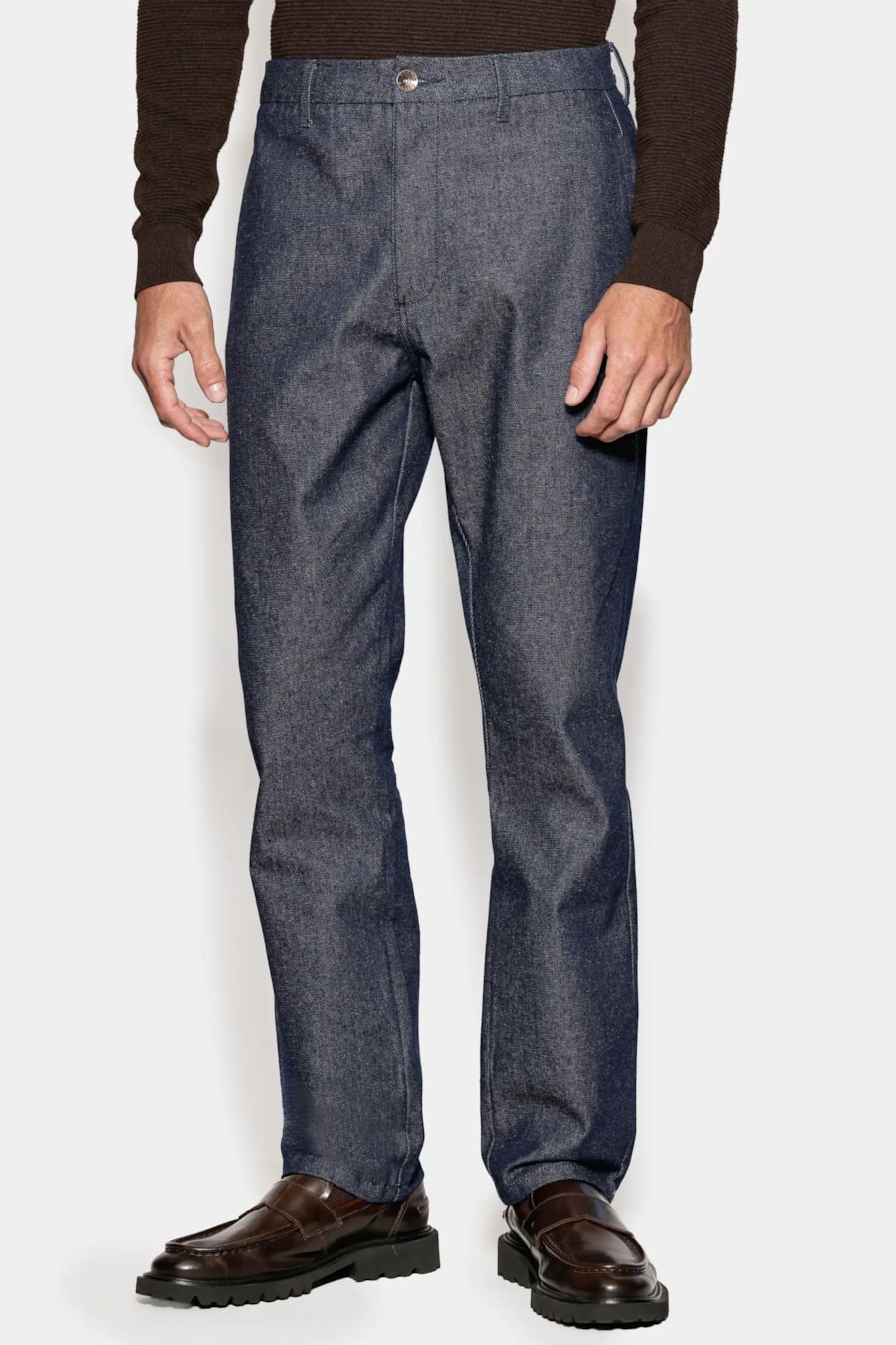Calça Jeans Regular Chino No Wash Azul Escuro — foto 1 de 6