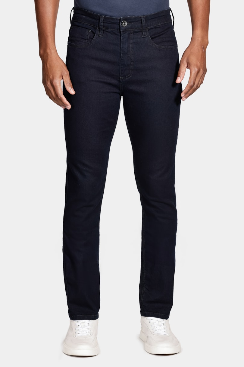 Calça Jeans Regular Dark Blue Azul Escuro