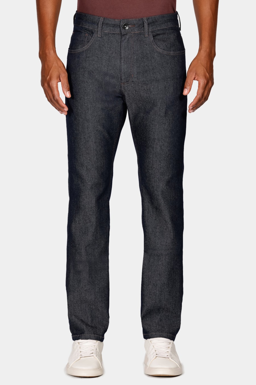 Calça Jeans Regular Escura Azul — foto 1 de 5