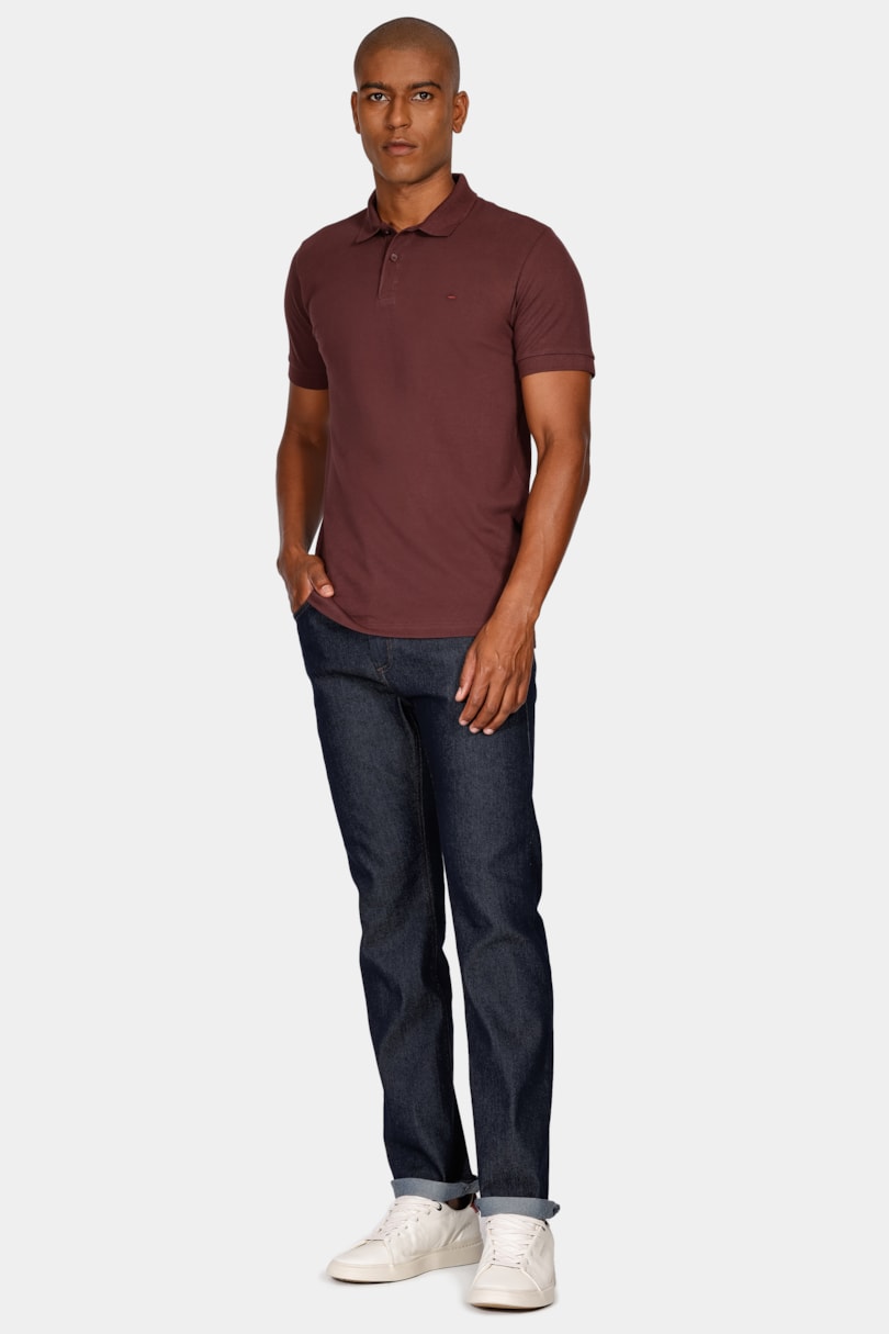 Calça Jeans Regular Escura Azul