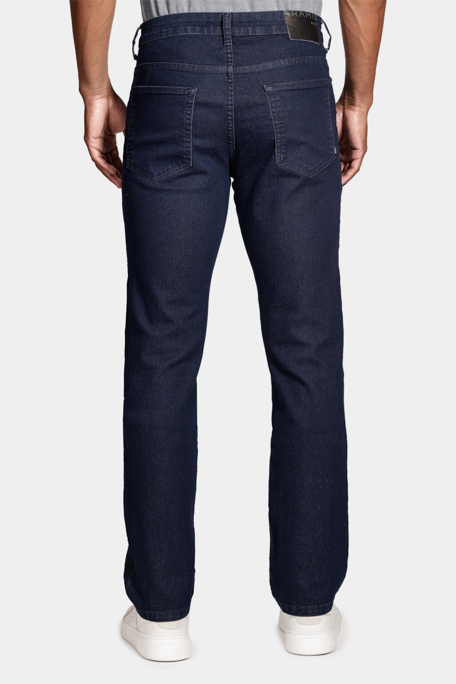 Calça Jeans Regular Escura Azul Escuro — foto 5 de 6