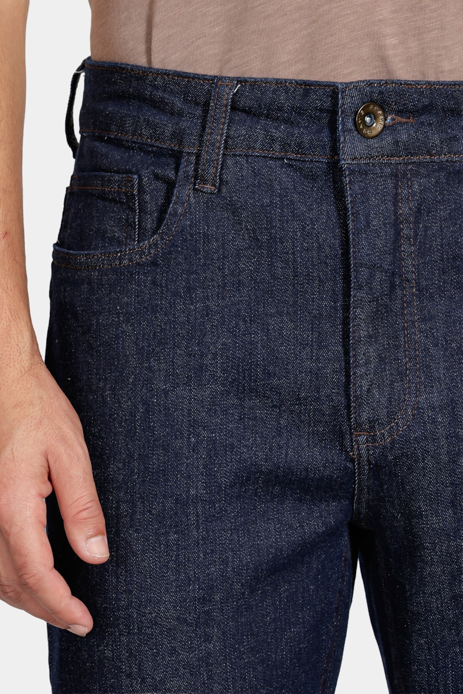 Calça Jeans Regular Esp Blue Azul Escuro — foto 3 de 6