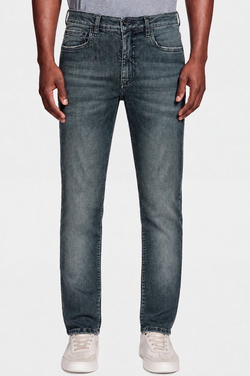 Calça Jeans Regular Flex And Dry Azul Escuro